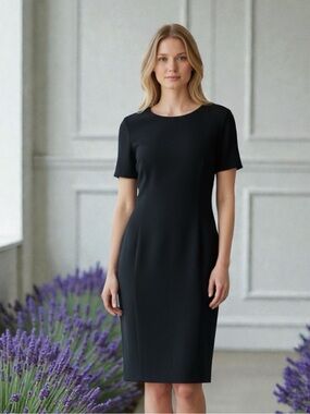 Authentic Georgio Armani, made in Italy black dress.